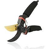 Gonicc 8" Professional Premium Titanium Bypass Pruning Shears (GPPS-1003), Hand Pruners, Garden Clippers.