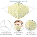 Kids Cotton Mouth Mask Adjustable Anti Dust Mouth Mask,Cotton Face Mask Reusable Mask Anime Face Mask Washable Mask Cute Dustproof Mask for Camping Outdoors for Toddlers Teens Children,Yellow