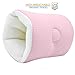 Baby Breastfeeding Pillow, Slip On Ultra Soft Breathable and Lithe Infant Bottle Feeding Head Support for Newborn, Portable and Washable Multi Use Arm Nursing Cushion for Travel, Pink