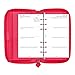Filofax Personal Compact Zip Organizer, Saffiano Fluoro Pink, 6.75 x 3.75 inches