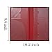 Document Holder for Car DMV Registration,Insurance,Auto Paperwork,Club Card Storage,Premium PU Red Leather Wallet Case for Automobile Truck SUV,Motorcycle Documents Organized in Glove Box and Console