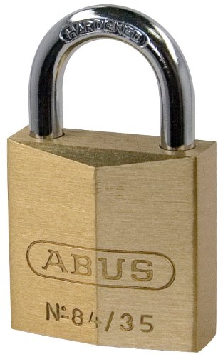 Abus 84/35 C/F Solid Brass Padlock with Hardened Steel Shackle 35 mm