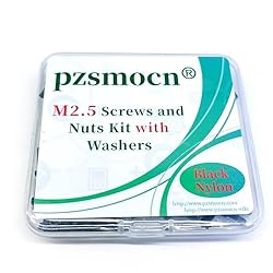 Pzsmocn 300 Pieces/100 Sets M2.5 * 10 mm Plastic