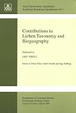 Contributions to Lichen Taxonomy and Biogeography : Dedicated to Leif Tibell, , 9155460259