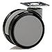Katu BK-GB6505-28 Set of 4 Furniture Swivel Plate Caster with Brake for hardwood floors, Diameter 2 9/16