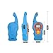 iKsee 2019 Must-Have Dung Beetle Walkie Talkie Set for Adults and Kids with Compass Flashlight, 3+ Mile Long Range Two Way Radios Toys Gifts for 4-12 Boys Girls Awards and Family Games (Blue,1 Pair)