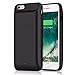 TRONOE Battery Case 4000mAh Portable Charger Case Power Bank Rechargeable Extended Battery Pack Protective Backup Charging Case Cover compatible with Apple iPhone 6s/ 6(4.7 Inch) (Black)