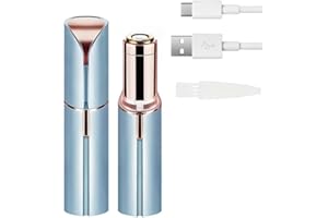 FEIMINI Facial Hair Removal for Women: Electric Shaver for Lips, Painless Hair Remover Device for Face, Chin, Armpit, Peach Fuzz, Fingers, Neck, Cheek and USB Rechargeable