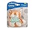 Dr. Brown's Franny The Fox Lovey Pacifier & Teether Holder Orange
