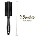 Xtava 22mm Natural Double Bristle Round Brush - Professional Soft Boar Bristle Brush for Women with Fine Thick or Curly Hair - Ideal for Blow Drying, Detangling, Volumizing, and Hair Styling