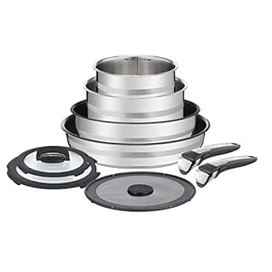 Tefal L9569132, Ingenio, Jamie Oliver,9 Piece Stainless Steel Induction Set