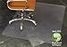ES Robbins Natural Origin Rectangle Vinyl Chair Mat for Hard Floor, 46 by 60-Inch, Clear