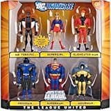 DC Universe Justice League Unlimited Exclusive Action Figure 6-Pack The League United (Superman, Supergirl, Mr. Terrific, Elongated Man, Obsidian and Hourman)