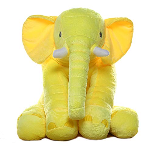 yellow stuffed elephant