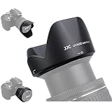 JJC ABS Dedicated Bayonet Reversible Lens Hood Shade for Nikon AF-P 18-55mm Lens (Nikon AF-P DX NIKKOR 18-55mm f/3.5-5.6G VR/AF-P DX NIKKOR 18-55mm f/3.5-5.6G), Replaces Nikon HB-N106 Lens Hood