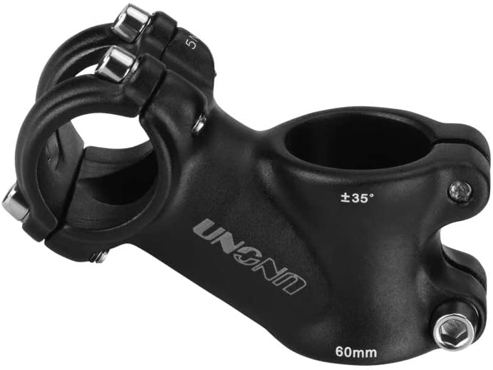 FOMTOR 25.4 stem 35 Degree Bike Handlebar Stem Riser MTB Stem 60mm 90mm 110mm for 1" handlebar Mountain Bike Road Bike BMX MTB (25.4X60mm)
