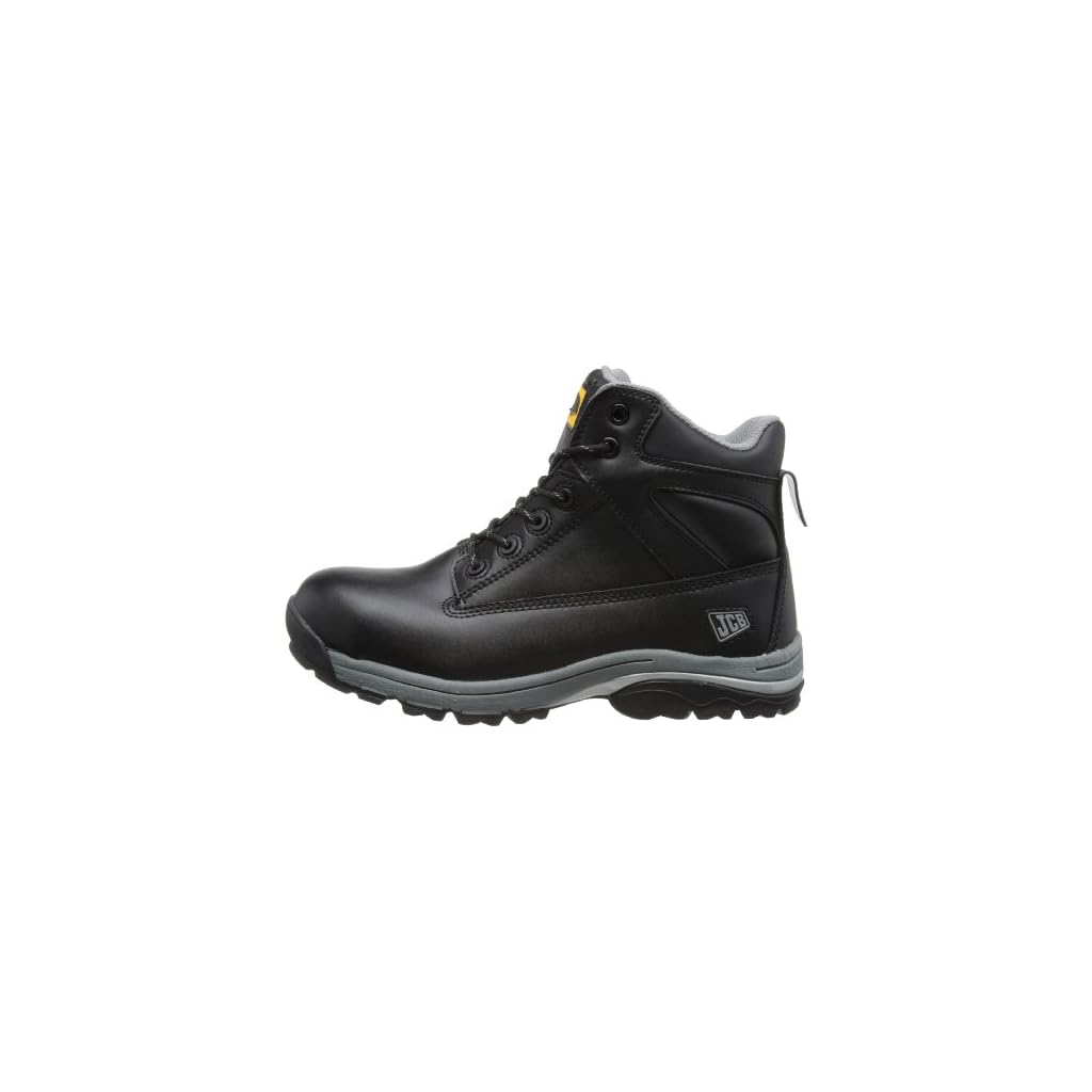 JCB Mens Workmax B Safety Boots Grey/Black 8 UK, 42 EU British Trucking