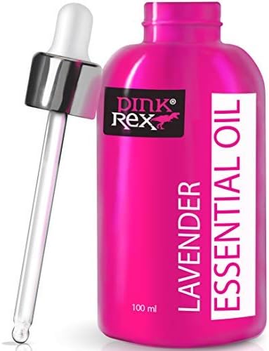 100% Pure, Organic, Natural Lavender Oil. Made in USA. for Hair, Skin, Restful Sleep, Therapeutic, Aromatherapy & Diffuser Use. Essential Grade Large 100ml Bottle with Dropper.