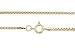 14k Gold Plated Box Chain Necklace Stainless Steel