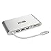 Tripp Lite USB 3.1 Gen 1 USB-C Docking Station w/ USB-A, HDMI, VGA, mDP, Gigabit Ethernet, Mem Card, 3.5mm & USB-C PD Charging, USB C, USB Type C, USB Type-C (U442-DOCK1)