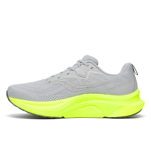 Saucony Men's Tempus 2 Sneaker, Cloud/Citron, 8.5