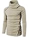 H2H Mens Casual Slim Fit Button Point Knitted Pullover Sweaters