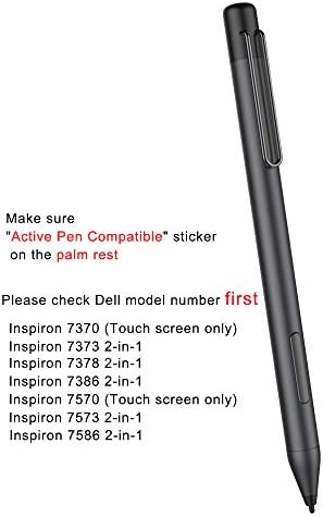 Active Stylus Pen Support For Dell Laptop With Active Pen Compatible Sticker Inspiron 7370 7570 Inspiron 7373 7378 7386 7573 7579 7586 2 In 1 Mpp Inking Mode Black Buy Online In India At Desertcart In Productid