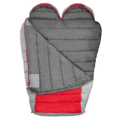 Winterial Double Mummy Sleeping Bag, Camping, Backpacking, Warm, 2