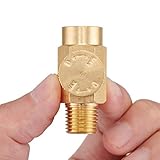 Minimprover 2 Pack Brass In-Line Air Flow Regulator