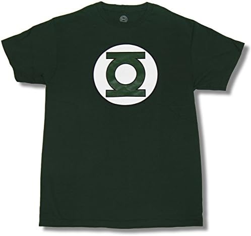 DC COMICS GREEN LANTERN LOGO COTTON T-HIRT (X-Large)
