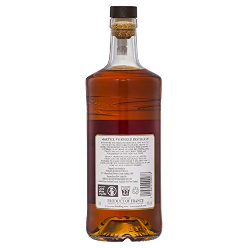 Martell V.S. Fine Cognac 1715 – Einzigartiger Cognac mit würzigem Geschmack – Ideal als Geschenk oder für besondere Anlässe geeignet – 1 x 0,7 L – Bild 2