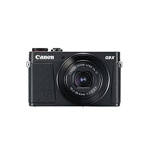 Canon PowerShot G9 X Mark II Kompaktkamera (20,1 MP, 7,5cm (3 Zoll) Display, DIGIC 7, optischer Bildstabilisator, Full-HD, WLAN, NFC, Bluetooth, Blendenautomatik; Zeitautomatik, 1080p), schwarz