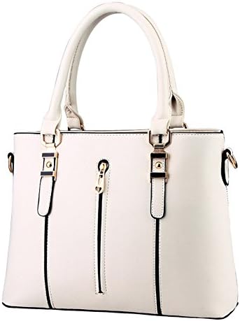 HeyKiss Lady Zipper Elegant Fashion Quality Handbag(Beige)