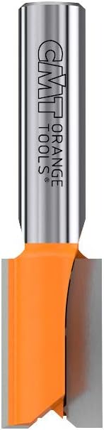 CMT Orange Tools 911.120.11 Straight Router Bit, HM, S 8 x D 12 x I 20 mm, Grigio/Arancio