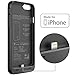 iPhone 6s Plus Battery Case, MFI Certified i-Blason Apple iPhone 6 Plus 5.5 Inch External Battery Case Charger Lightning Connector (Black/Gray)