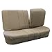 FH Group Car Seat Covers Supreme Cloth Seat Covers Airbag and Split Rear Universal Fit, Automotive Seat Covers Interior Accessories for Cars Vans Trucks and SUV Full Set Taupe Car Accessories