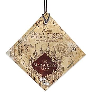 Trend Setters Harry Potter Marauders Map I Solemnly Swear Starfire Prints Hanging Glass Decor