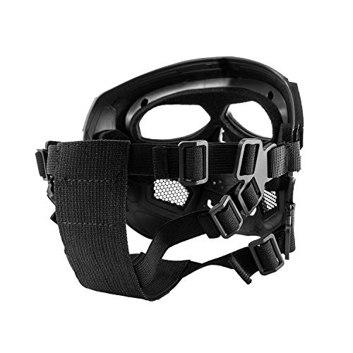 Black Orca Skull FullFace Mask for Airsoft Helmet Pricepulse