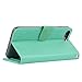Arae Case for iPhone 7 Plus/iPhone 8 Plus, Premium PU Leather Wallet Case with Kickstand and Flip Cover for iPhone 7 Plus (2016) / iPhone 8 Plus (2017) 5.5 inch - Green