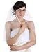 SAMKY 1T 1 Tier Hemmed Pencil Edge Bridal Wedding Veil -White Shoulder Length 25" V532 primary