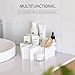 Rommeka Drawer Dividers, 8pcs DIY Plastic Grid Dresser Desk Drawer Organizer for Home Kitchen Office Stationary Closet Socks Underwear Scarves Makeup Utensil Household Storage Organizer