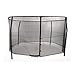 JumpKing Trampoline Replacement Safety Net, Weather-Resistant Enclosure Netting for Round Frame, Universal Compatible for 14Ft, Alloy Steel, Galvanized Steel Frame, Easy to Assemble, Pole Not Included