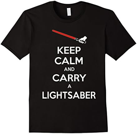 Men's Keep Calm and Carry A Light shirts - Star shirt war 2XL Black