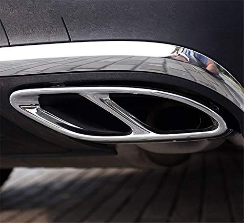 for Mercedes Benz W212 E Class 2014-2017 GLE W166 C292 GLS 400 CLA Class 2016-2017 Car-Styling AMG Rear Exhaust Pipe Cover Trim