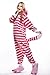 WinVic Onesies Pajamas Adult Unisex Cosplay Animal Halloween Costume Xmas Sleepwear (X-Large, Cheshire Cat)