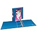 Avery(R) Durable View 3 Ring Binder, 2 Inch Slant Rings, 1 Pool Blue Binder (17837)