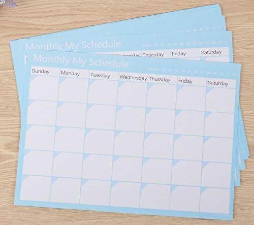 Perfect for School, Office, Family use. 20 Sheets Monthly Academic Student Office Meeting Record Smart Planner Calendar Sticker Supplies