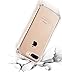 Speira Transparent Case with Reinforced Corners Compatible with iPhone 8 Plus/iPhone 7 Plus, [Anti-Discoloration] [No-Slip Grip] (Purple)