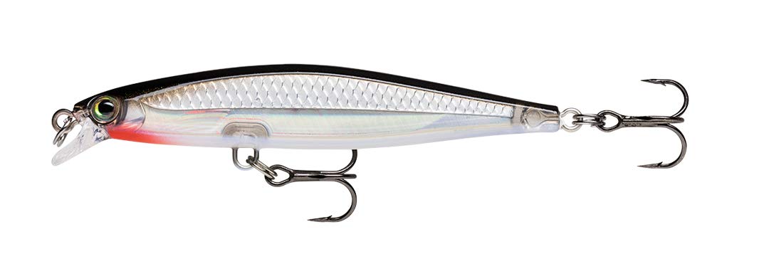 Rapala Shadow Rap Lure with Two No. 8 Hooks, 0.7 m Swimming Depth, 7 cm Size, Silver