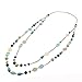 Bocar Long Necklaces for Women Trendy, Boho Layered Crystal Beaded Collar Necklaces for Women, Fashion Statement Necklaces Jewelry (NK-10084-Blue)